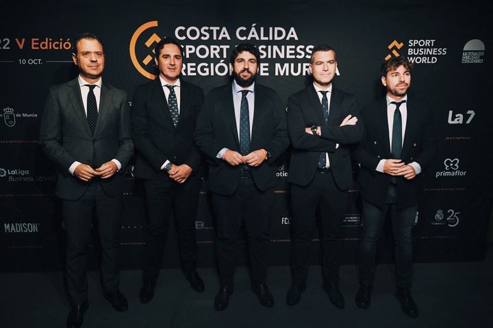 López Miras inaugura la quinta edición del Congreso Costa Cálida Sport Business