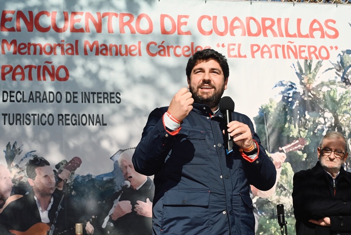López Miras asiste al XXXIV Encuentro de Cuadrillas de Patiño (1)