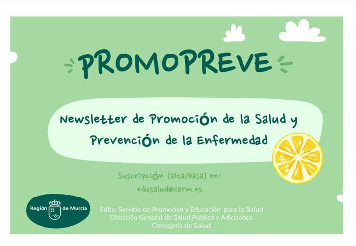 Imagen de la publicación Promopreve, editada por la Consejería de Salud.