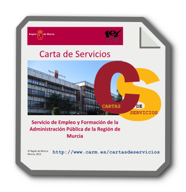 Lofotipo Carta de Servicios del Servicio de Empleo y Formación (SEF)