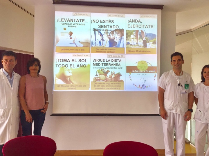 Profesionales de enfermería de la unidad de medicina interna del hospital Santa Lucía han elaborado la guía