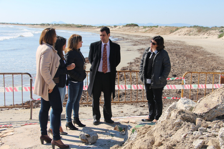 Fomento mejora el acceso a la playa de La Llana en San Pedro del Pinatar