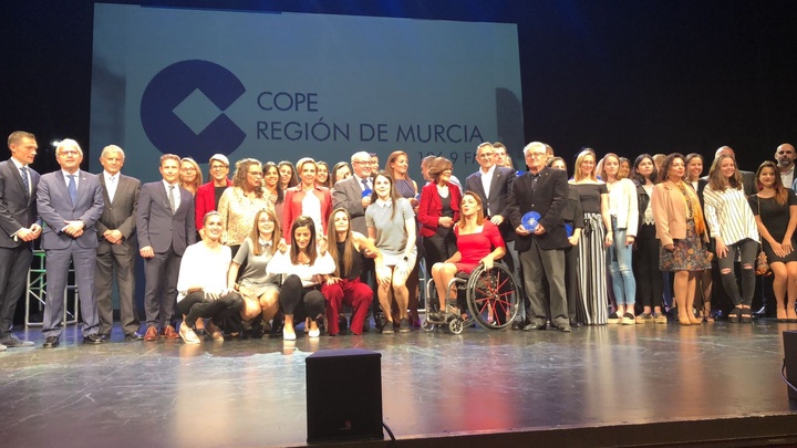 La Comunidad presente en la VII edición de la Gala COPE del Deporte, unos premios exclusivamente femeninos