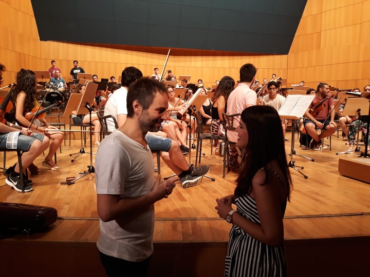 Ensayo de la Orquesta de Jóvenes de la Región de Murcia