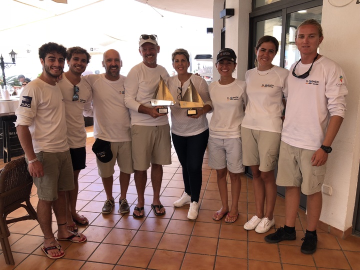 El Carmen Élite Seis, equipo ganador de la III Regata Camino de la Cruz-'Trofeo Punta Este'