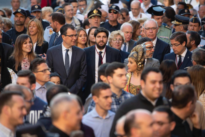 El presidente Fernando López Miras asiste a la eucaristía de despedida de la Virgen de la Fuensanta (1)