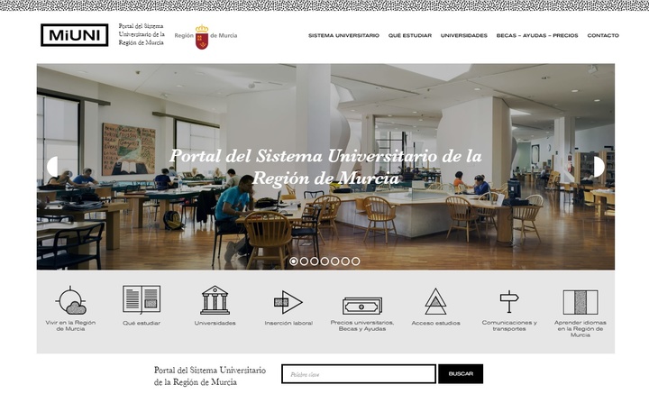Portal web 'Miuni.es'