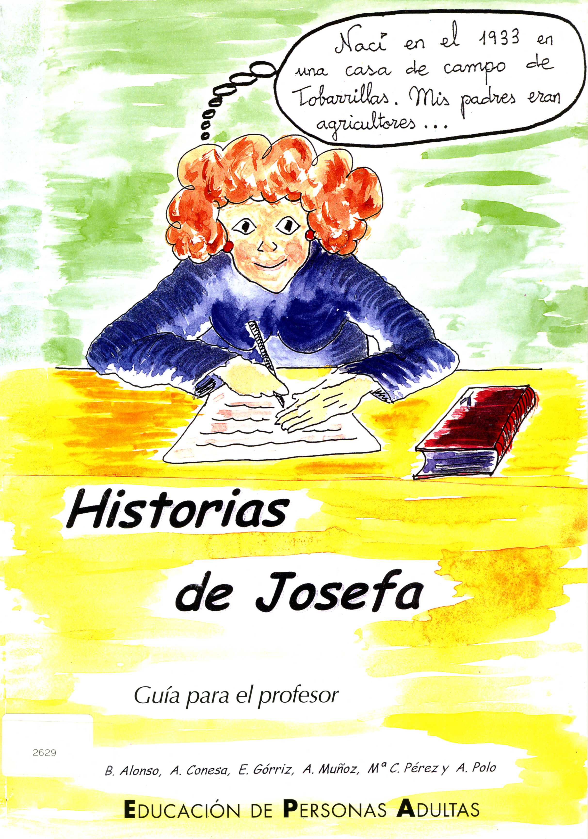 Portada de "Historias de Josefa : guía para el profesor"