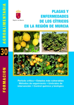 Portada de "Plagas y enfermedades de los cítricos en la Región de Murcia"