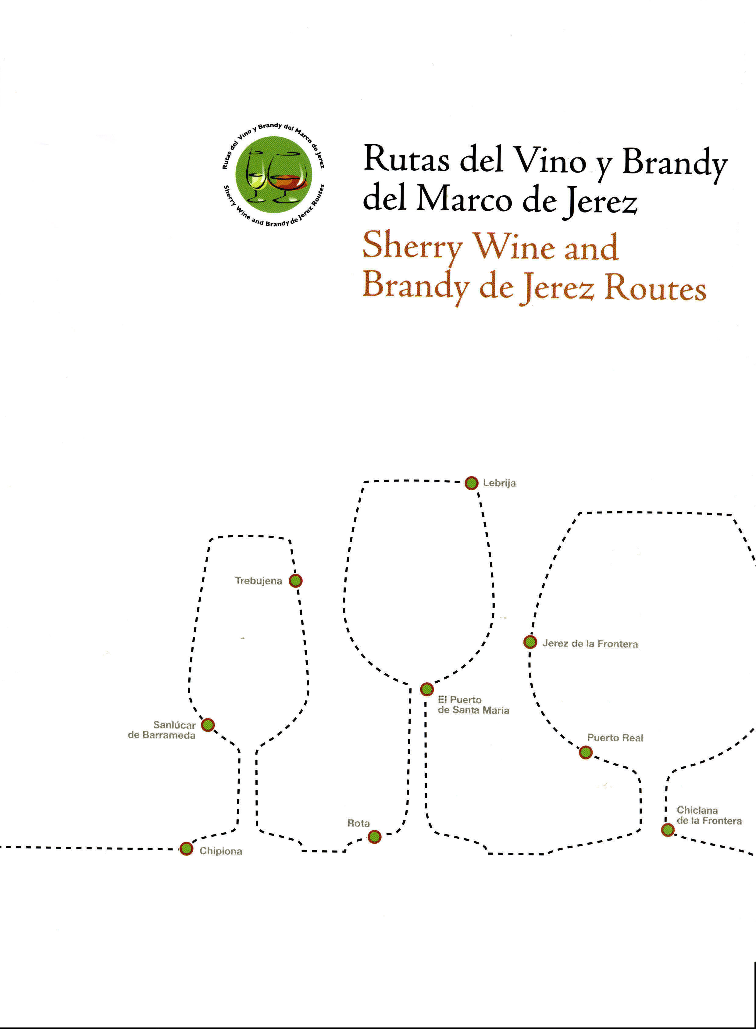 Portada de "Rutas del Vino y Brandy del Marco de Jerez"