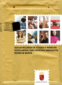 Portada de "Guía de recursos de acogida e inserción sociolaboral para personas inmigrantes. Región de Murcia"
