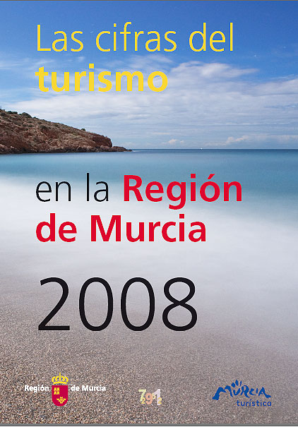 Portada de "Las cifras del turismo. Región de Murcia 2008"