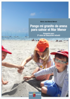 Portada de "Pongo mi granito de arena para salvar el Mar Menor. Proyecto para 2º ciclo de Educación Infantil"