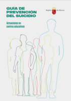 Portada de "Guía de prevención del suicidio. Actuaciones en centros educativos"