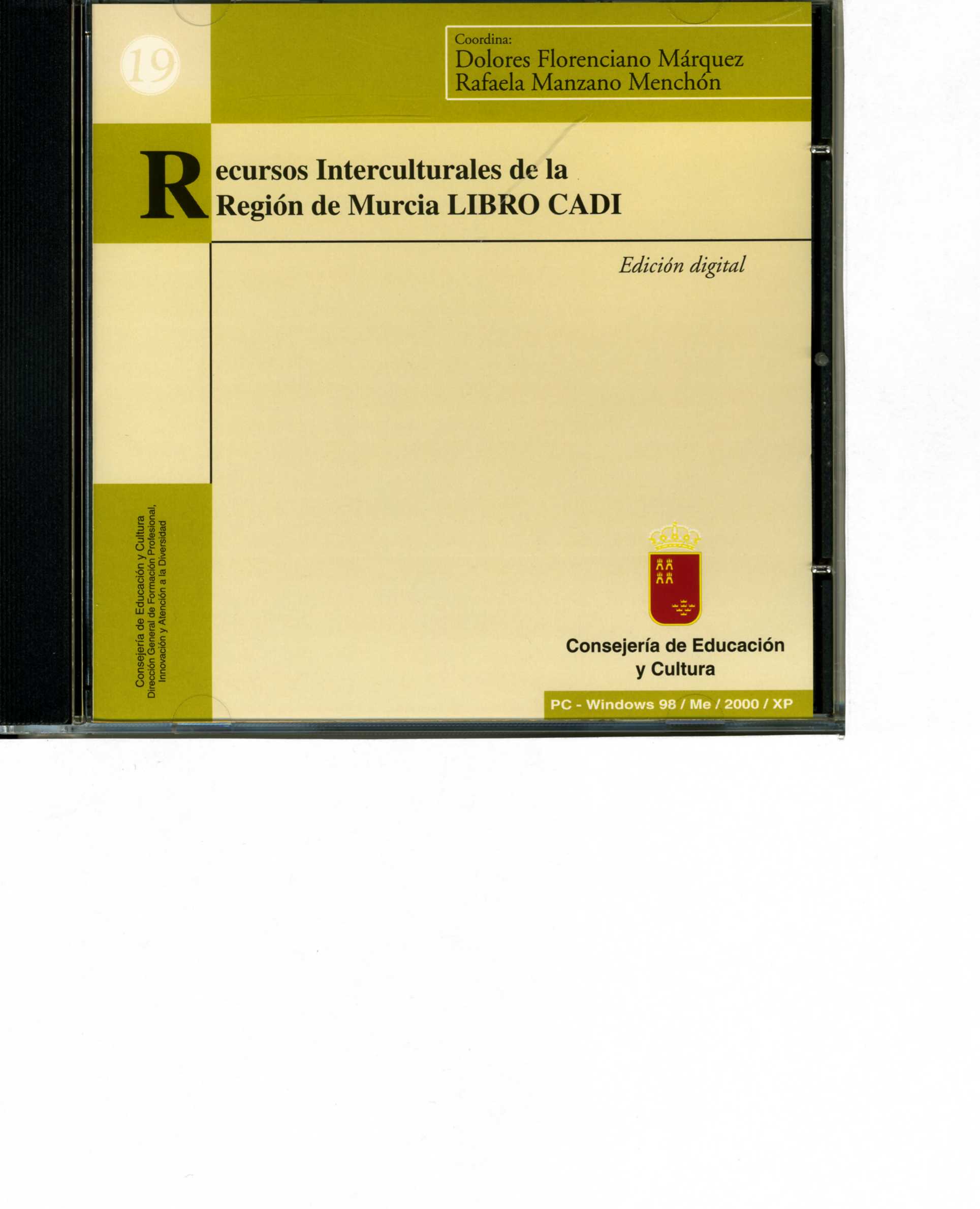 Portada de "Recursos interculturales de la Región de Murcia. Libro CADI [CD-ROM]"