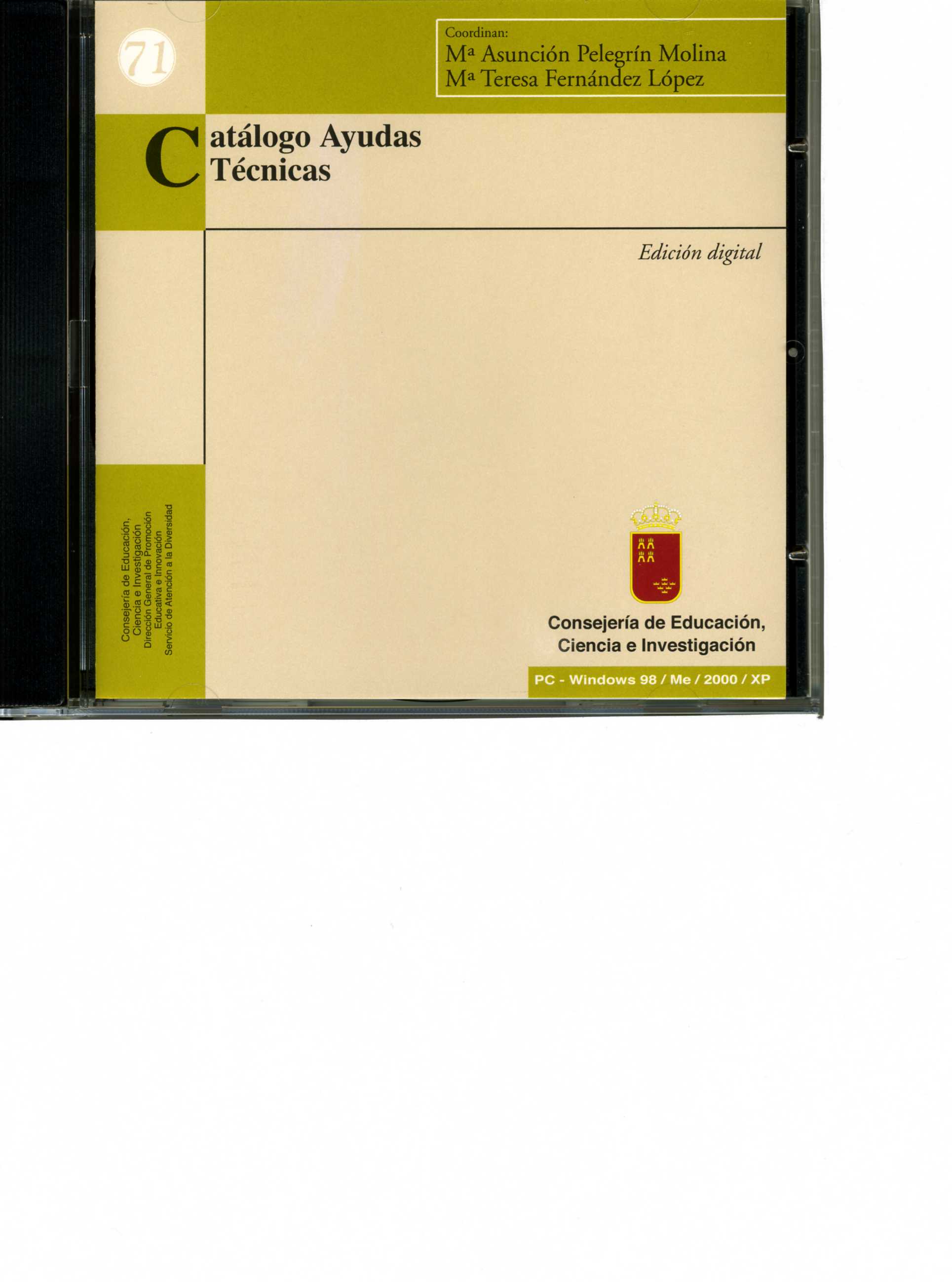 Portada de "Catálogo ayudas técnicas [CD-ROM]"