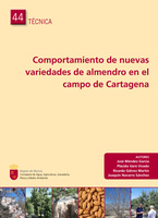 Portada de "Comportamiento de nuevas  variedades de almendro en el  campo de Cartagena"