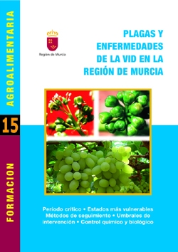Portada de "Plagas y enfermedades de la vid en la Región de Murcia"