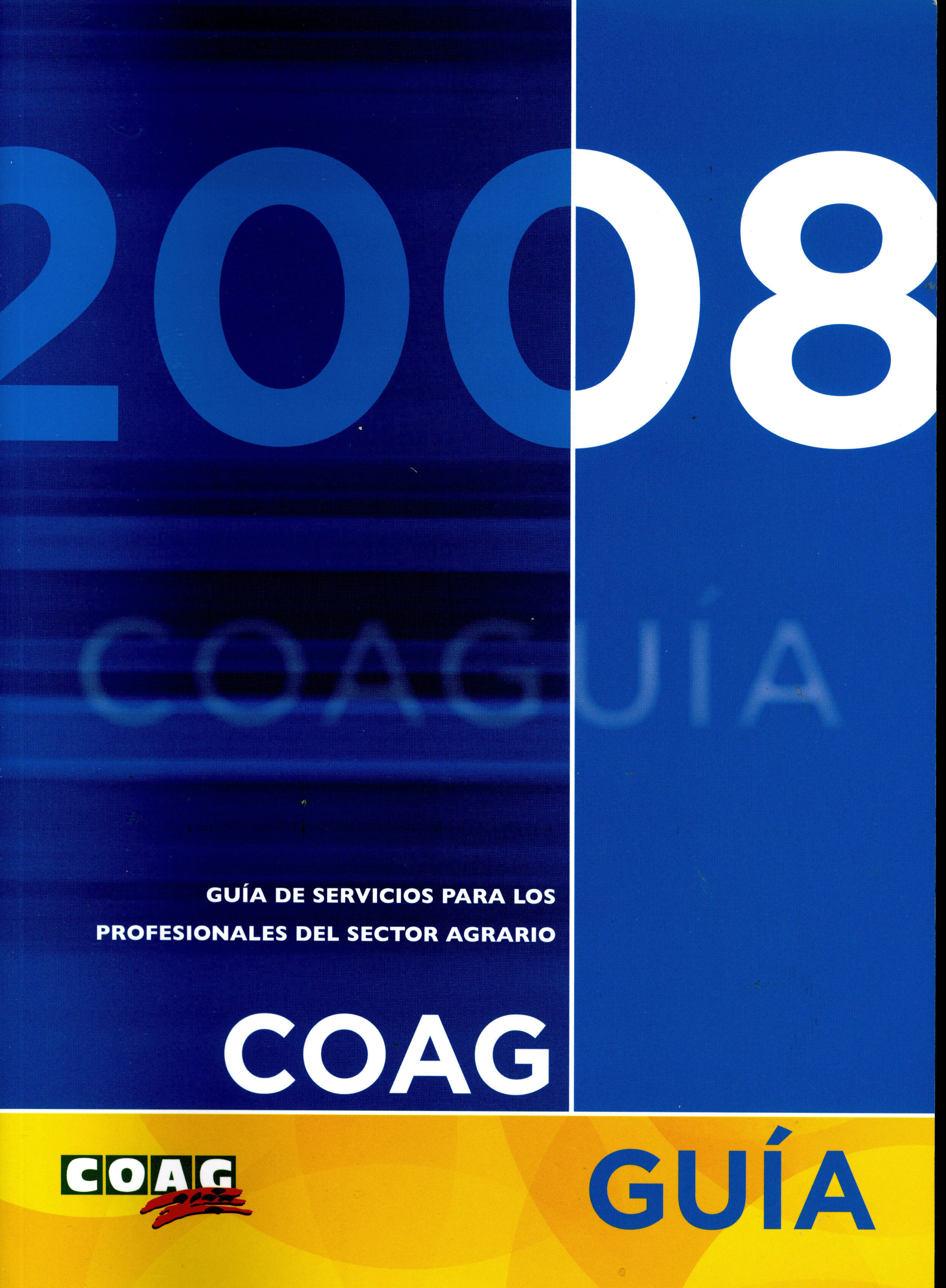 Portada de "COAG: Guía de servicios para los profesionales del sector agrario"