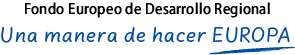 Logotipo Fondo Europeo de Desarrollo Regional (FEDER)