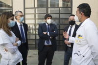 El presidente de la Comunidad, Fernando López Miras, visita el centro de salud de Alcantarilla-Sangonera (3)
