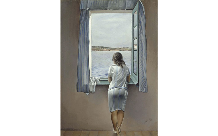 Joan Miró · “Salvador Dalí · “Muchacha en la ventana” 