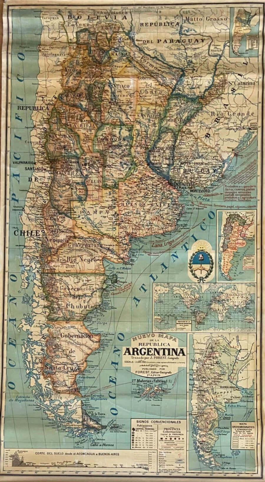 Nuevo mapa de la República Argentina