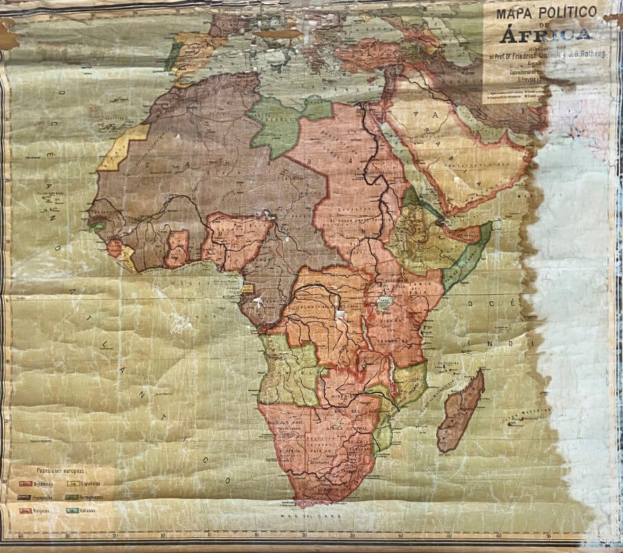 Mapa político de África