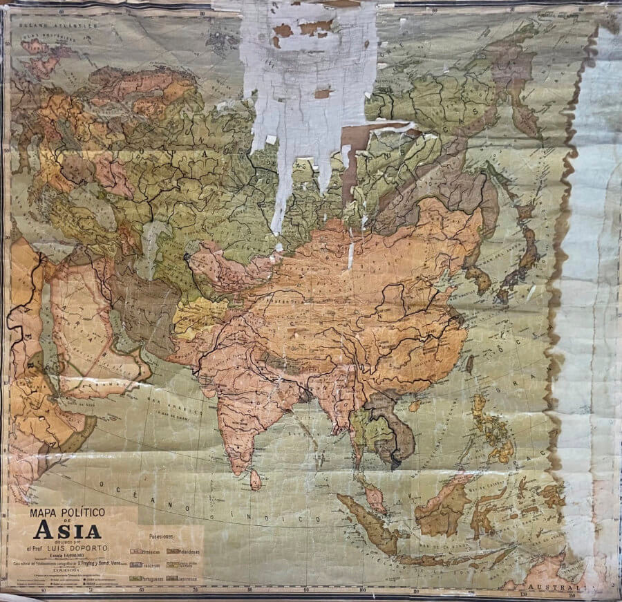 Mapa político de Asia