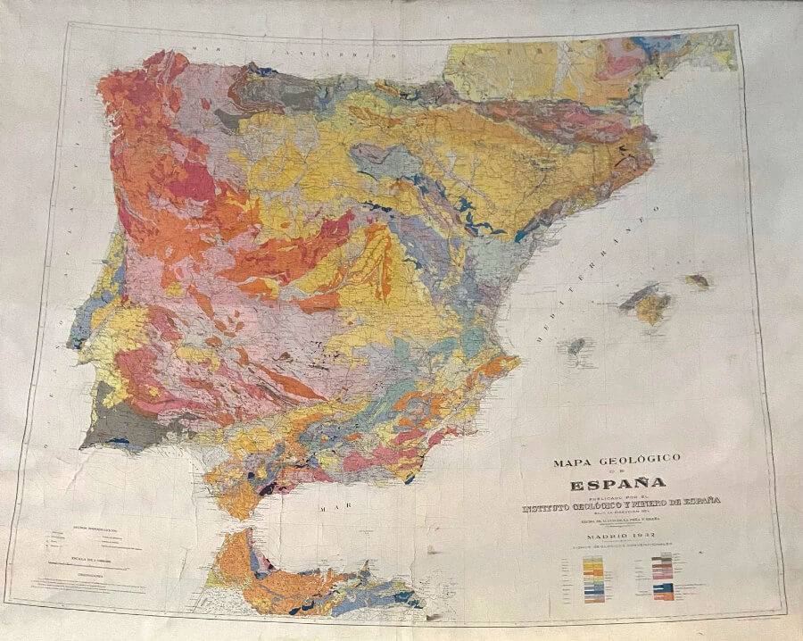 Mapa geológico de España