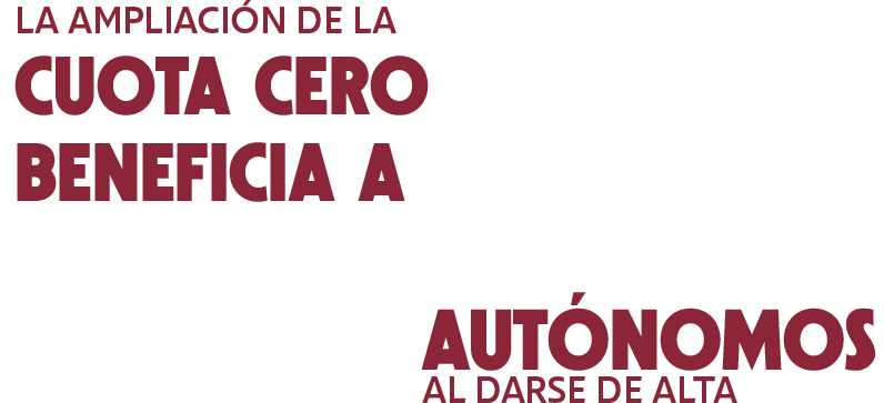 La ampliacin de la cuota cero beneficia a 5.000 autnomos al darse de alta
