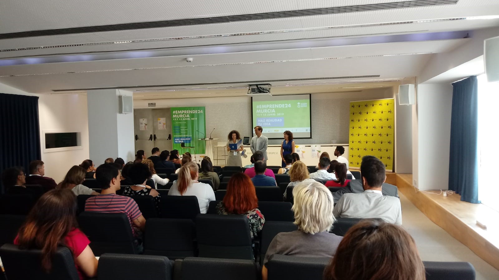 Imagen de la inauguración de las jornadas #Emprende24 (I)