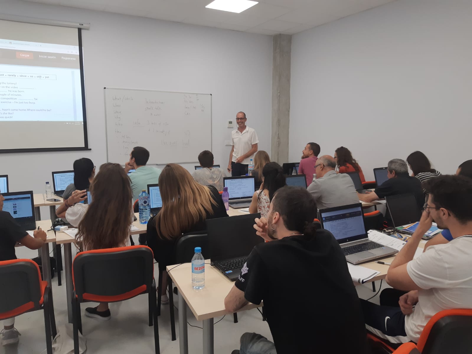 Imagen de un curso de Murcia Habla Idiomas (I)