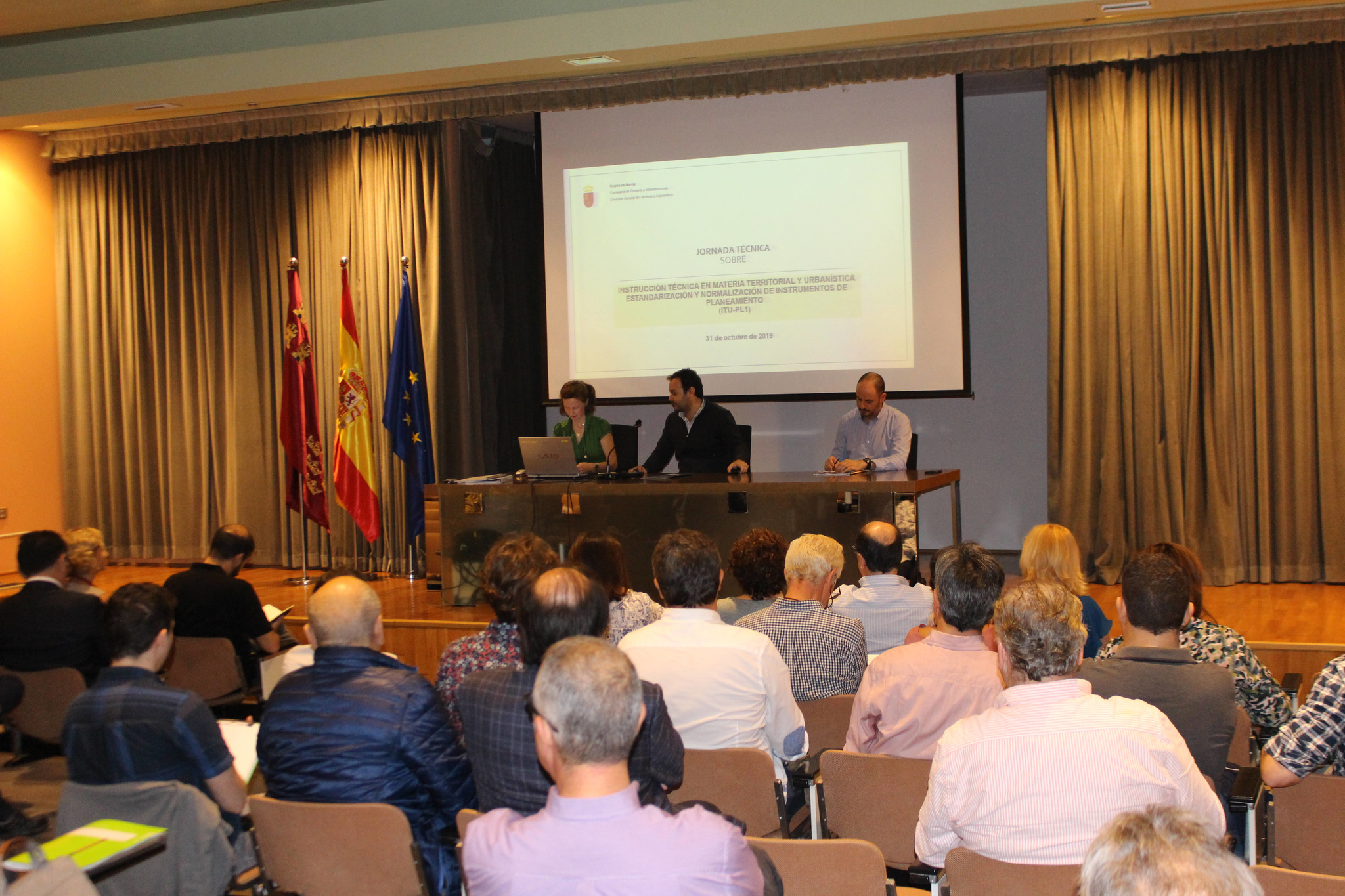 Imagen de la jornada organizada por la Consejería de Fomento e Infraestructuras sobre la nueva instrucción urbanística