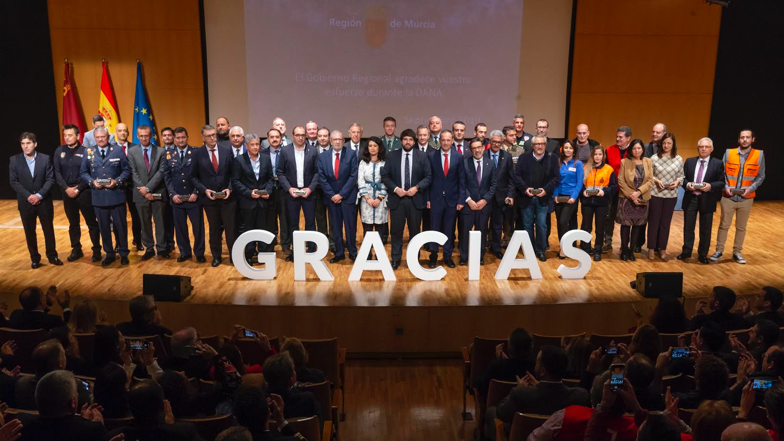 Acto de reconocimiento a las personas y entidades que participaron en la gestión de la emergencia durante el episodio de gota fría