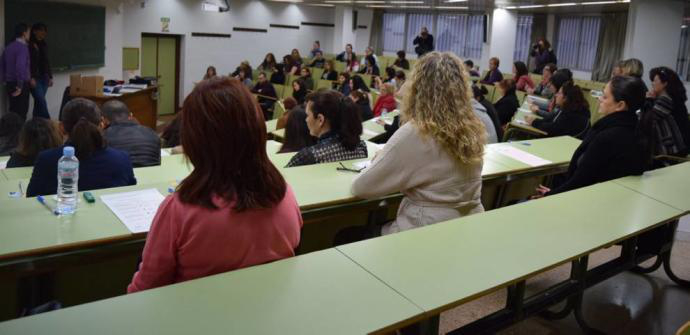 Imagen de uno de los exámenes celebrados para optar a las plazas del Servicio Murciano de Salud