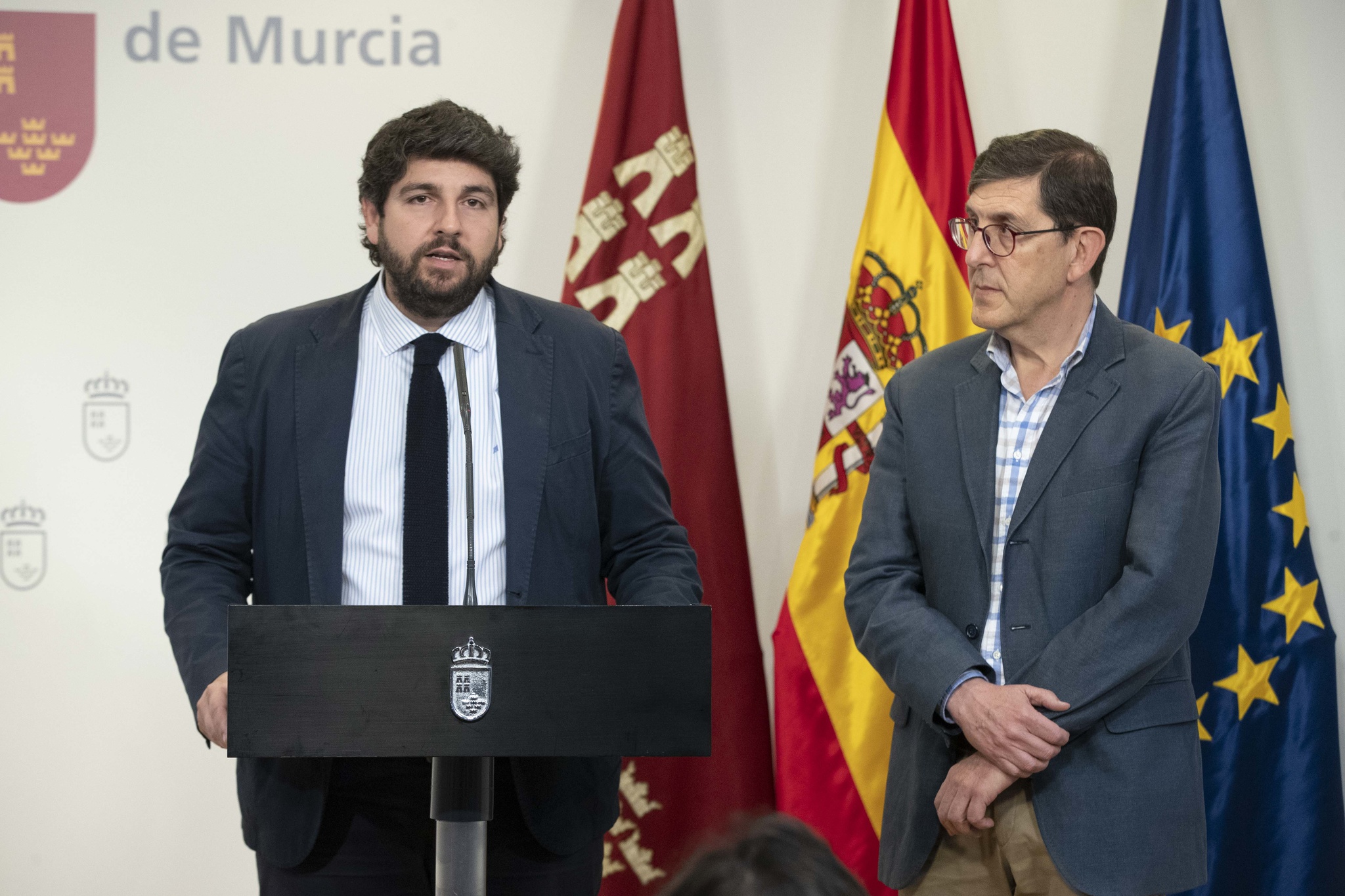 Comparecencia del presidente de la Región de Murcia