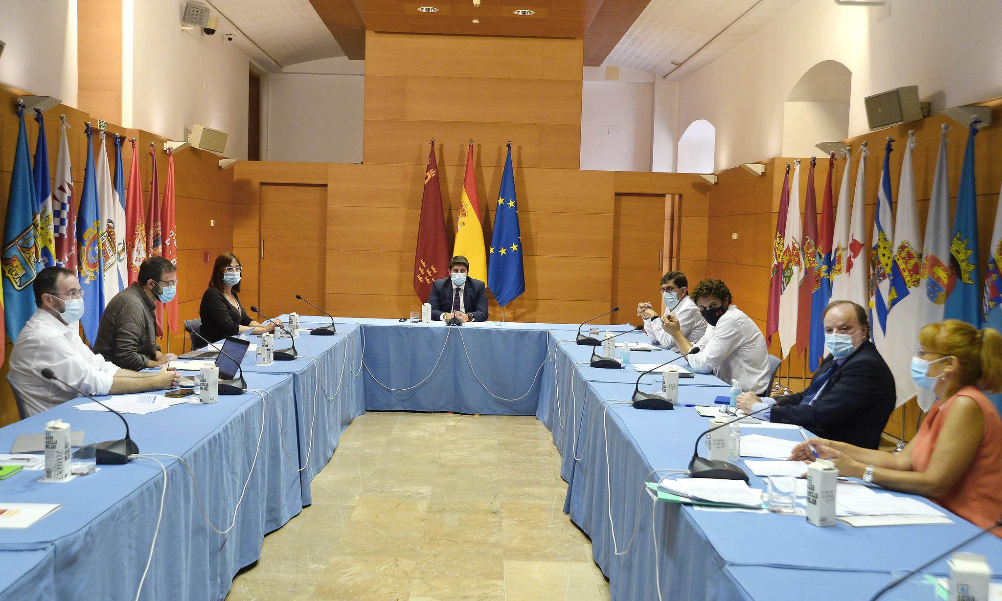 López Miras preside la reunión del Comité de Seguimiento Covid-19