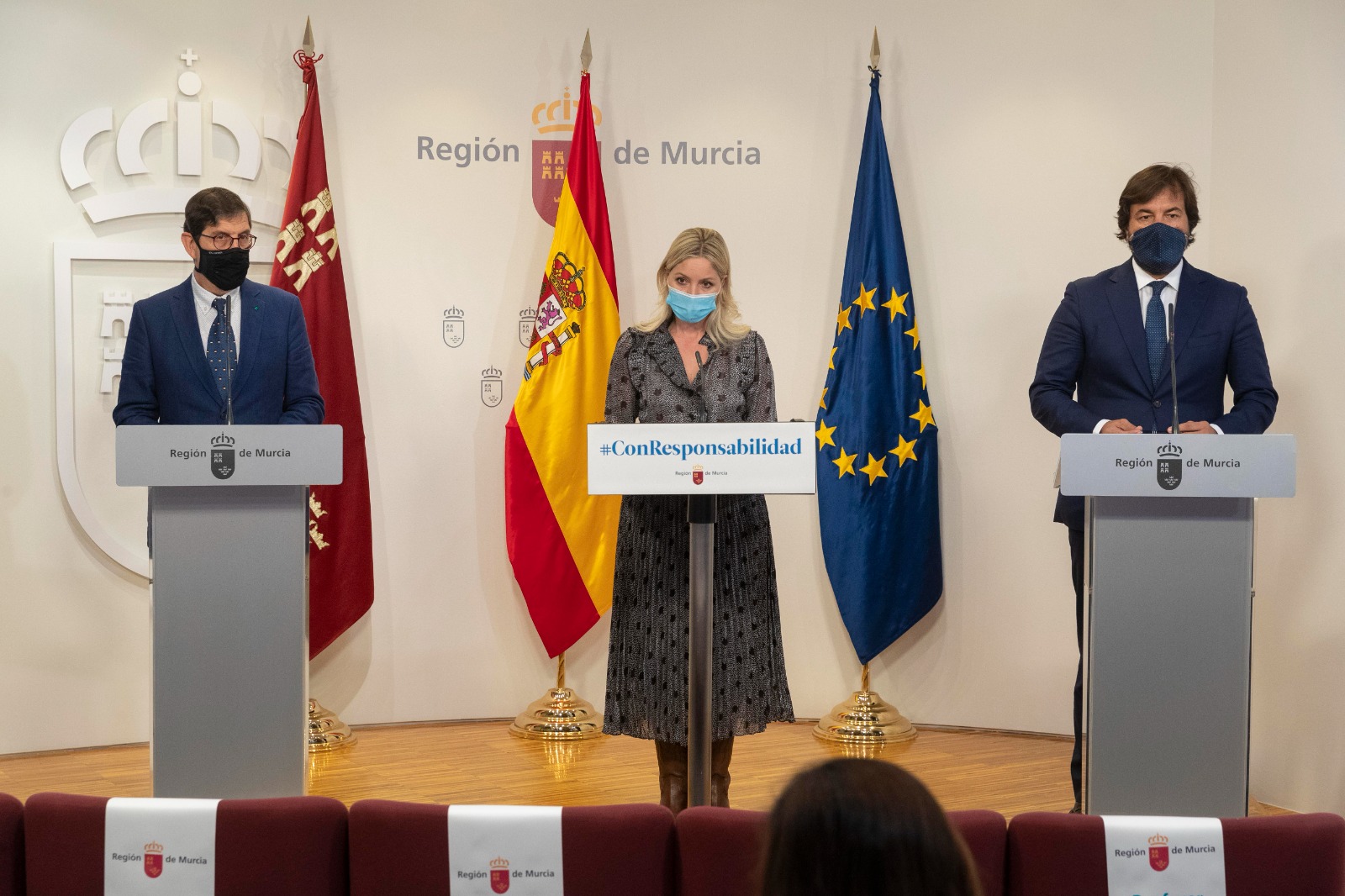 Rueda de prensa tras la celebración del Consejo de Gobierno