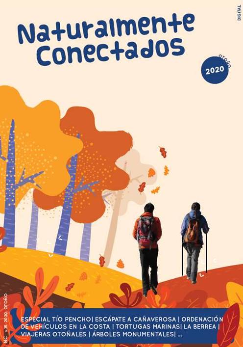 Portada de la edición de otoño de la revista digital 'Naturalmente Conectados' publicada por la Consejería de Agua, Agricultura, Ganadería, Pesca y Medio Ambiente