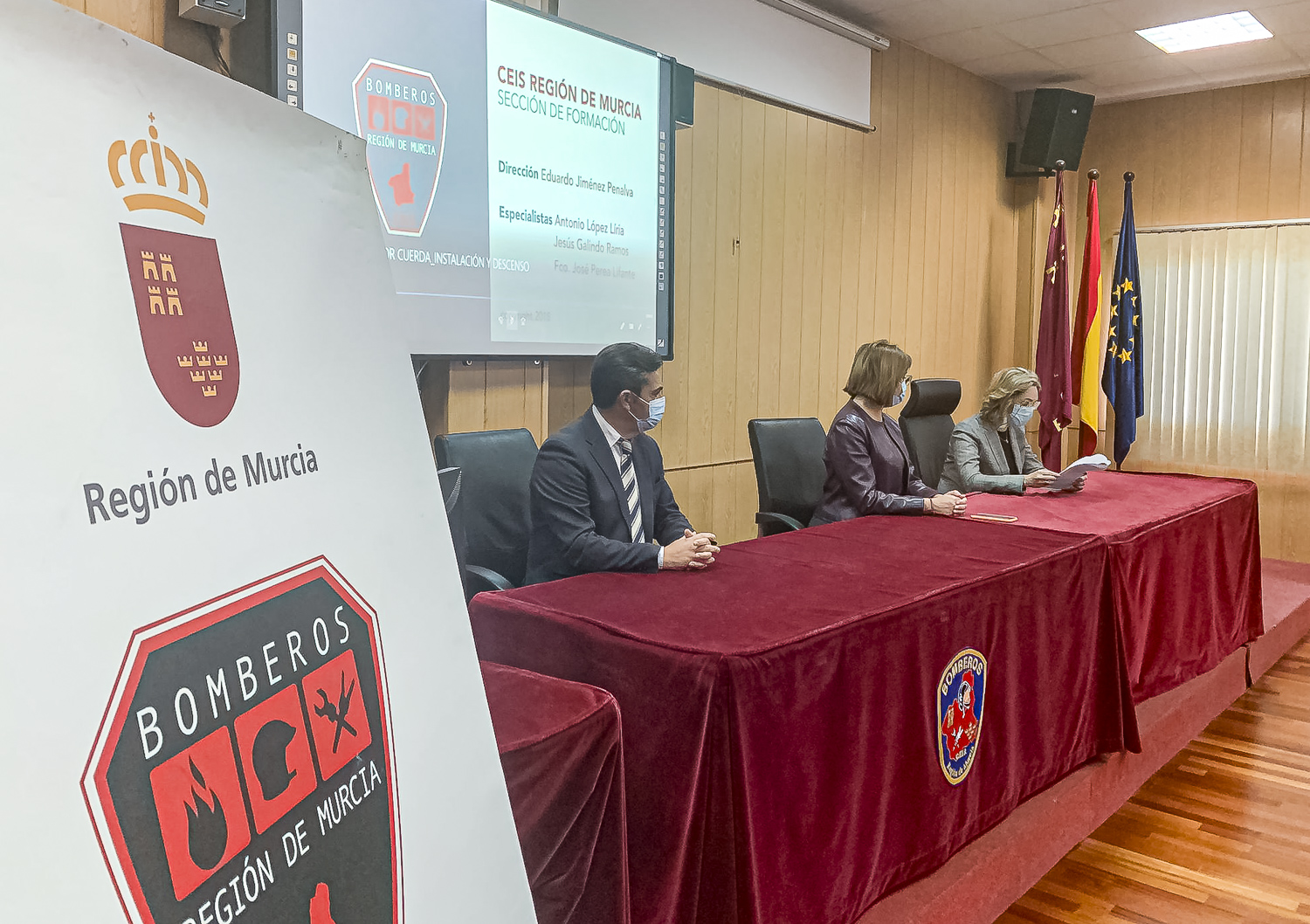 Bomberos de la nueva promoción del CEIS, Consorcio Extinción Incendios y Salvamento de la Región de Murcia