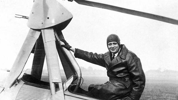 Imagen del inventor del autogiro Juan de la Cierva