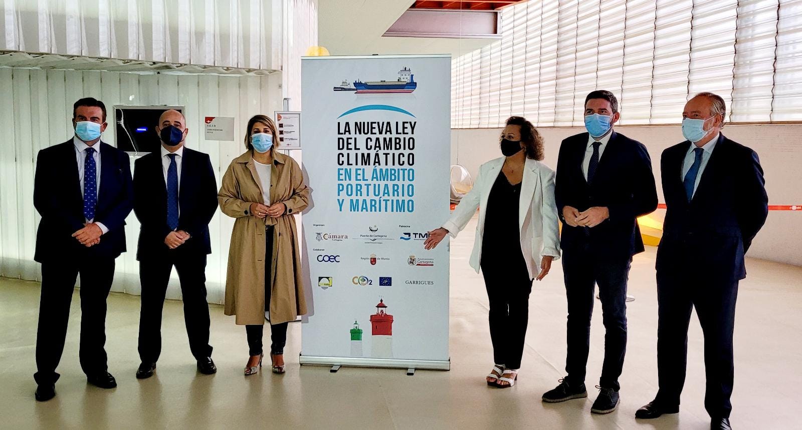 Antonio Luengo durante su participación en la apertura de la jornada 'La nueva ley de cambio climático en el ámbito portuario y marítimo'