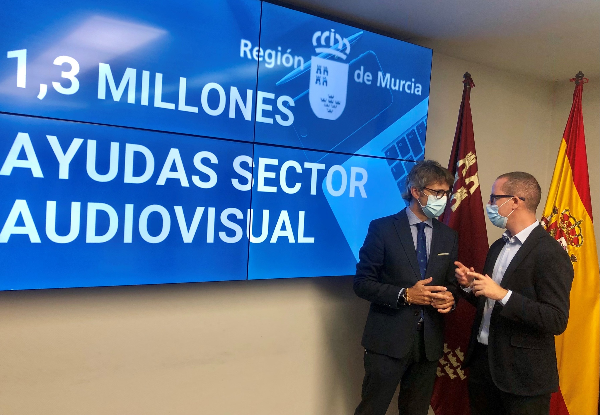 Imagen de la presentación de las ayudas al sector audiovisual