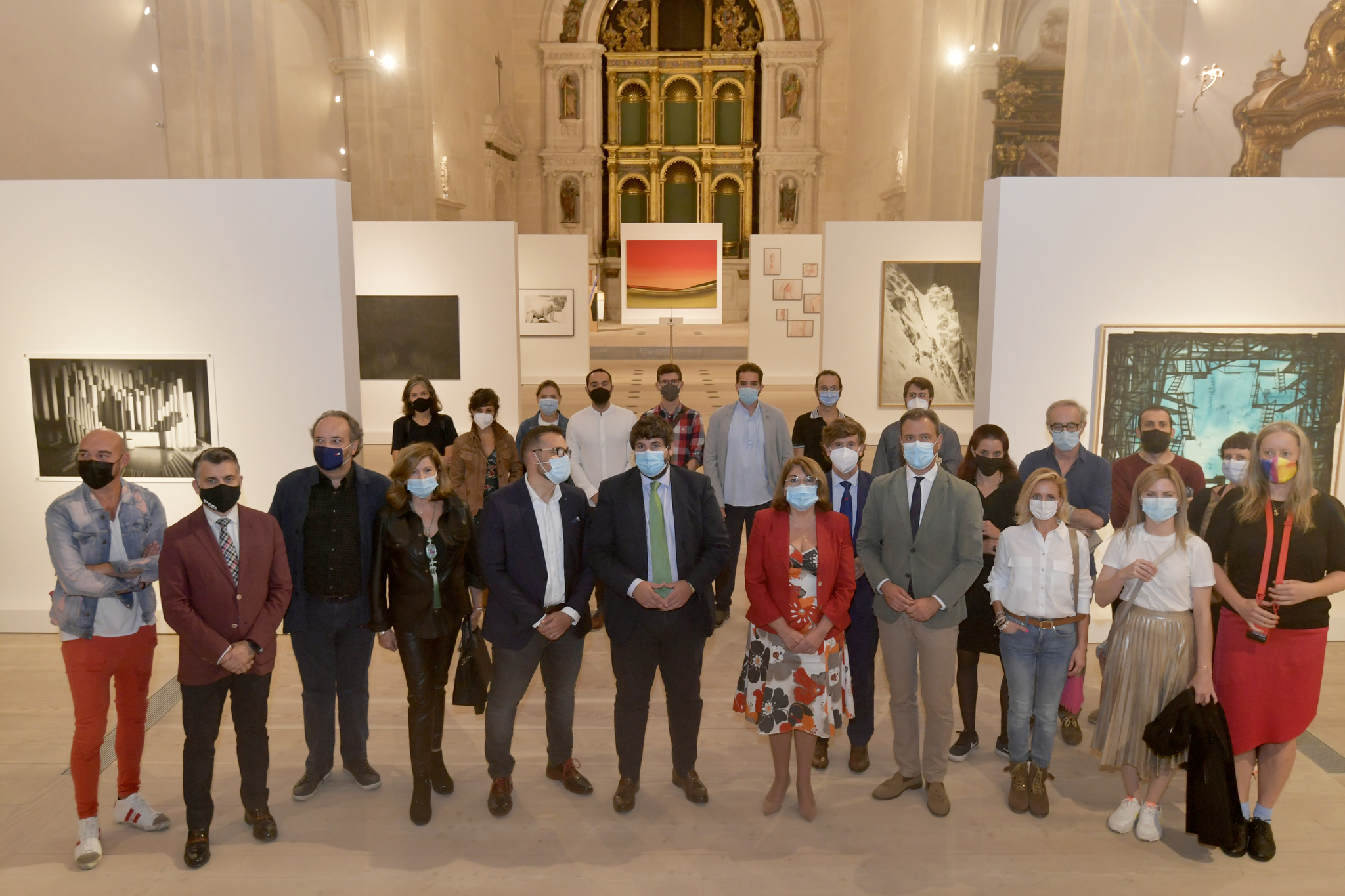 El presidente Fernando López Miras presenta la exposición 'Mapa, Territorio, Región'