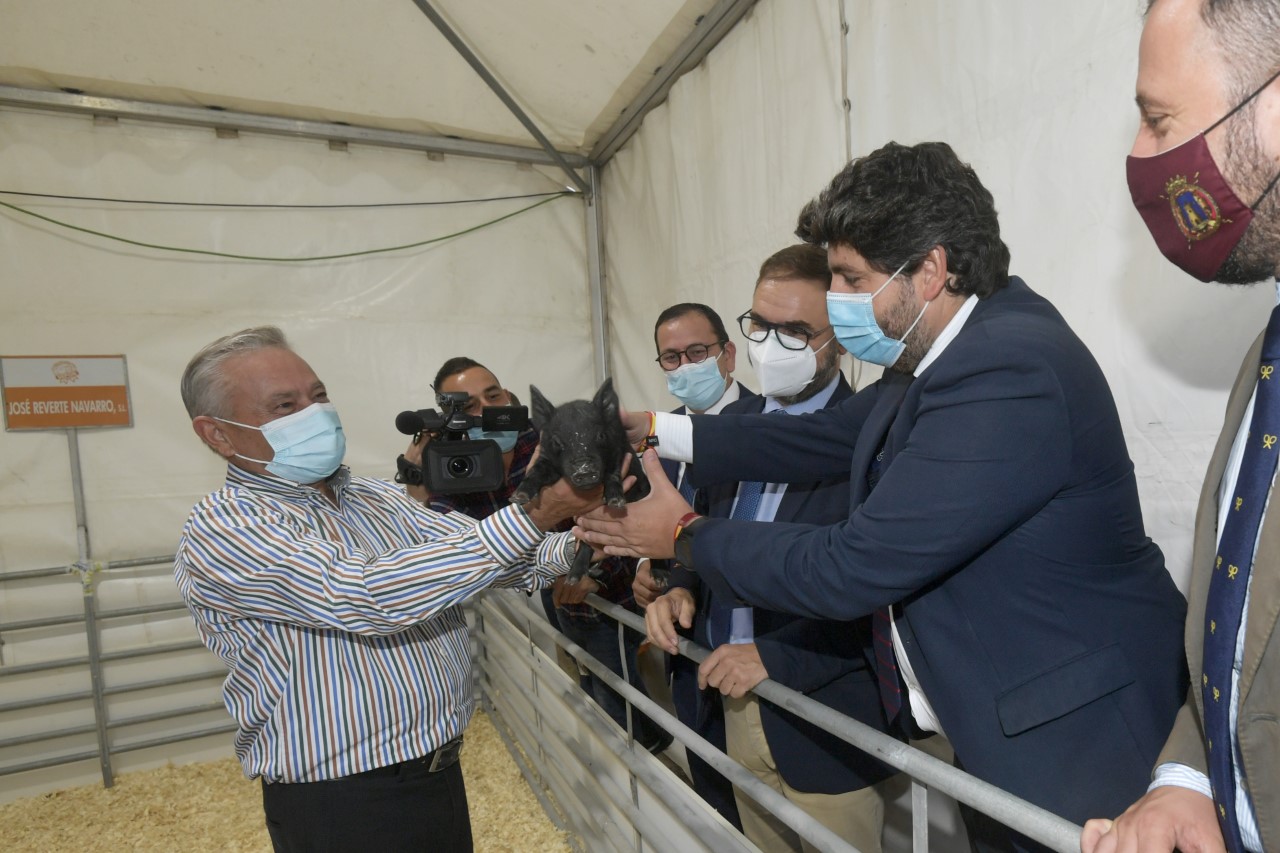 El presidente de la Región de Murcia, Fernando López Miras, inaugura la 54 edición de la Feria Ganadera, Industrial y Agroalimentaria, Sepor 2021