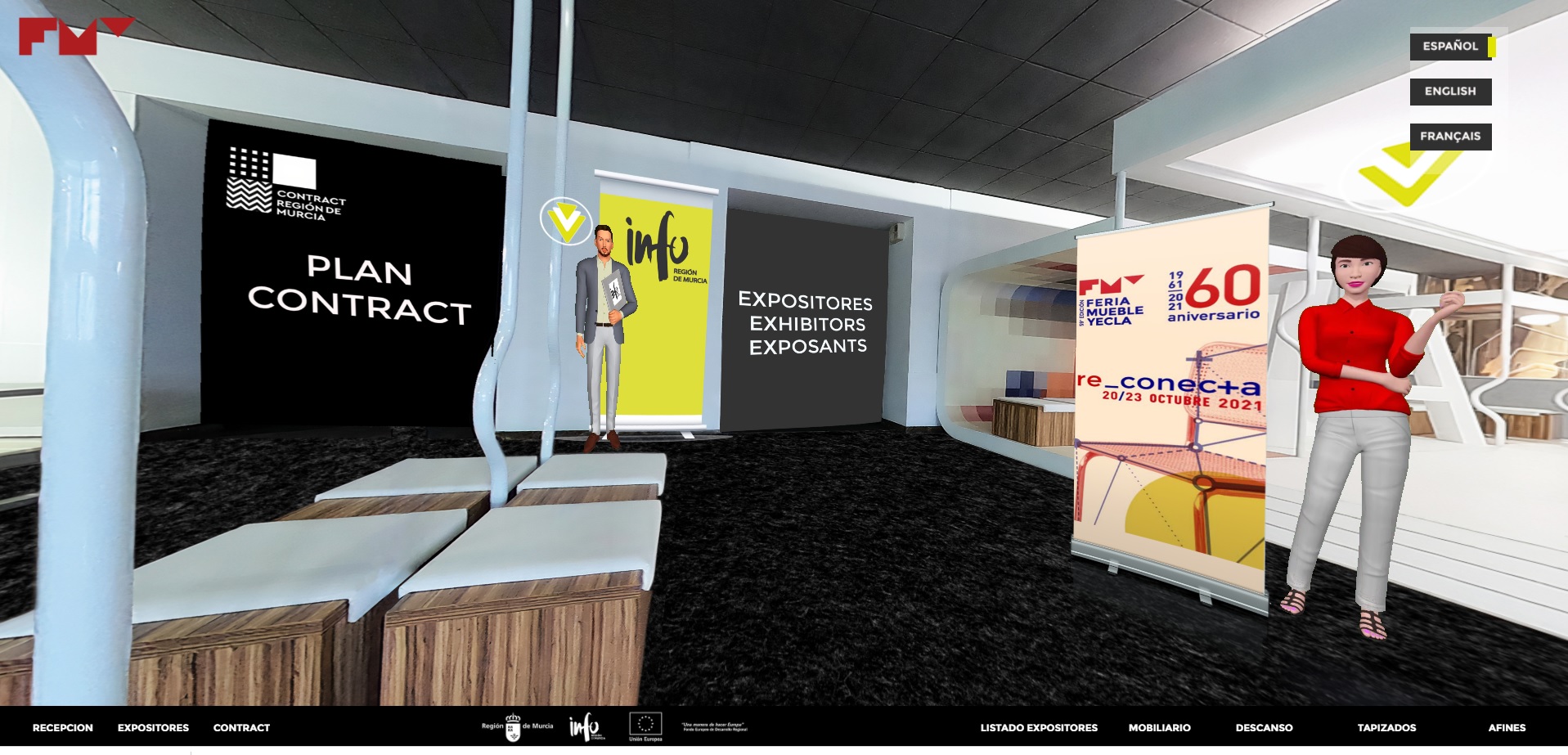 Imagen de la feria virtual del mueble de Yecla