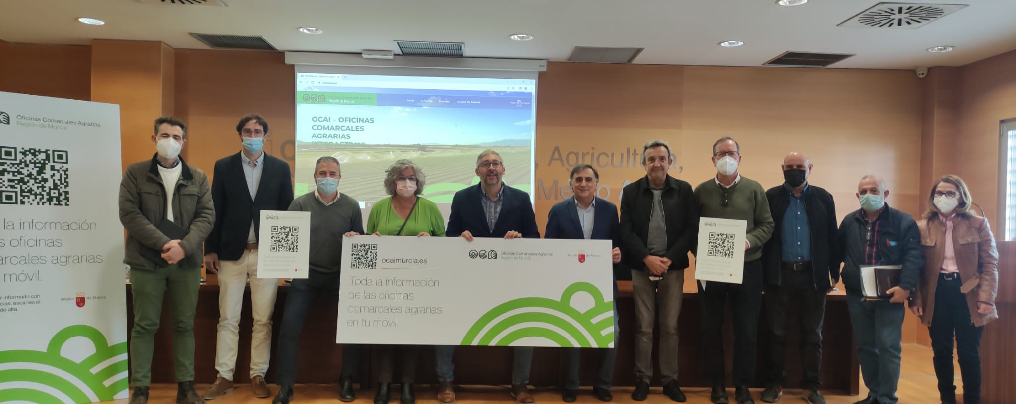 Presentación de las Oficinas Comarcales Agrarias Interactivas, que estuvo a cargo del secretario general de la Consejería de Agricultura y Ganadería