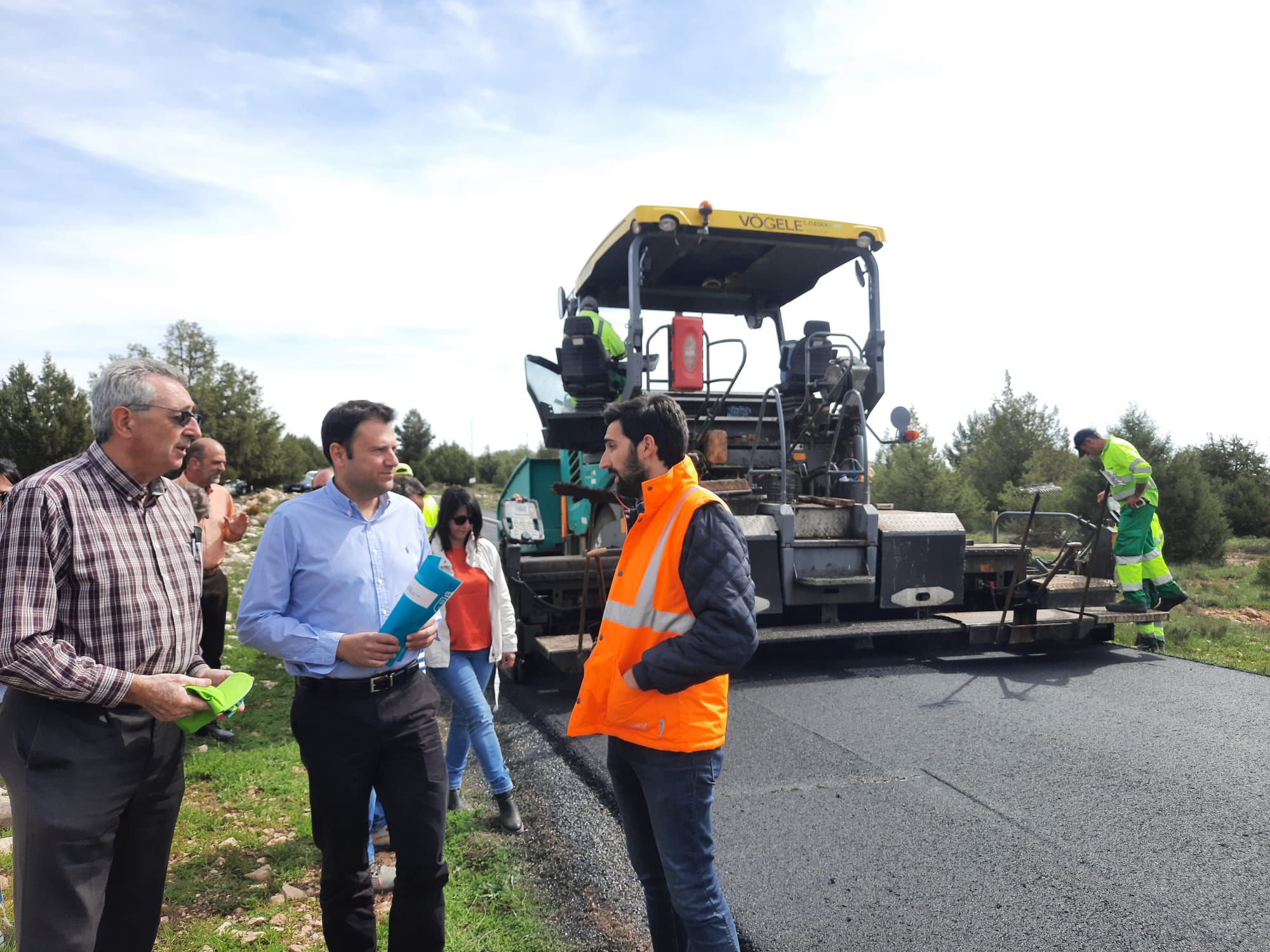 Declaraciones del director general del Agua, José Sandoval, sobre las obras del camino de El Calar de la Santa