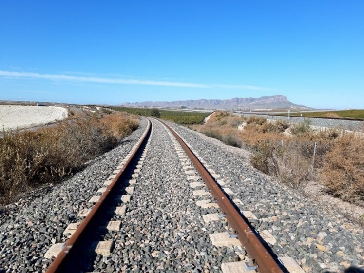 La Vía Verde de la Floración recuperará el tramo ferroviario correspondiente al término municipal de Cieza que hasta 2019 unía esta localidad con Calasparra